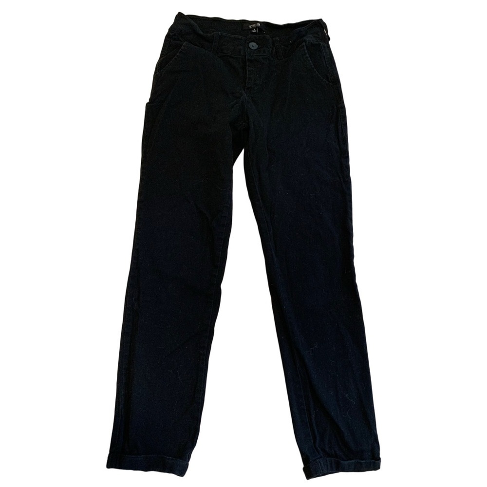 ACTIVE USA Black Chino Pants / Trousers - Size S - Casual Slim Fit